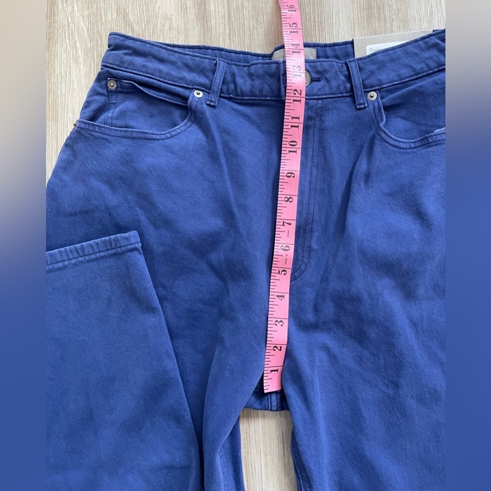 Everlane Achroma Deep Lapis Organic Cotton Way-High Ankle Jean | 32 Reg - Picture 10 of 11